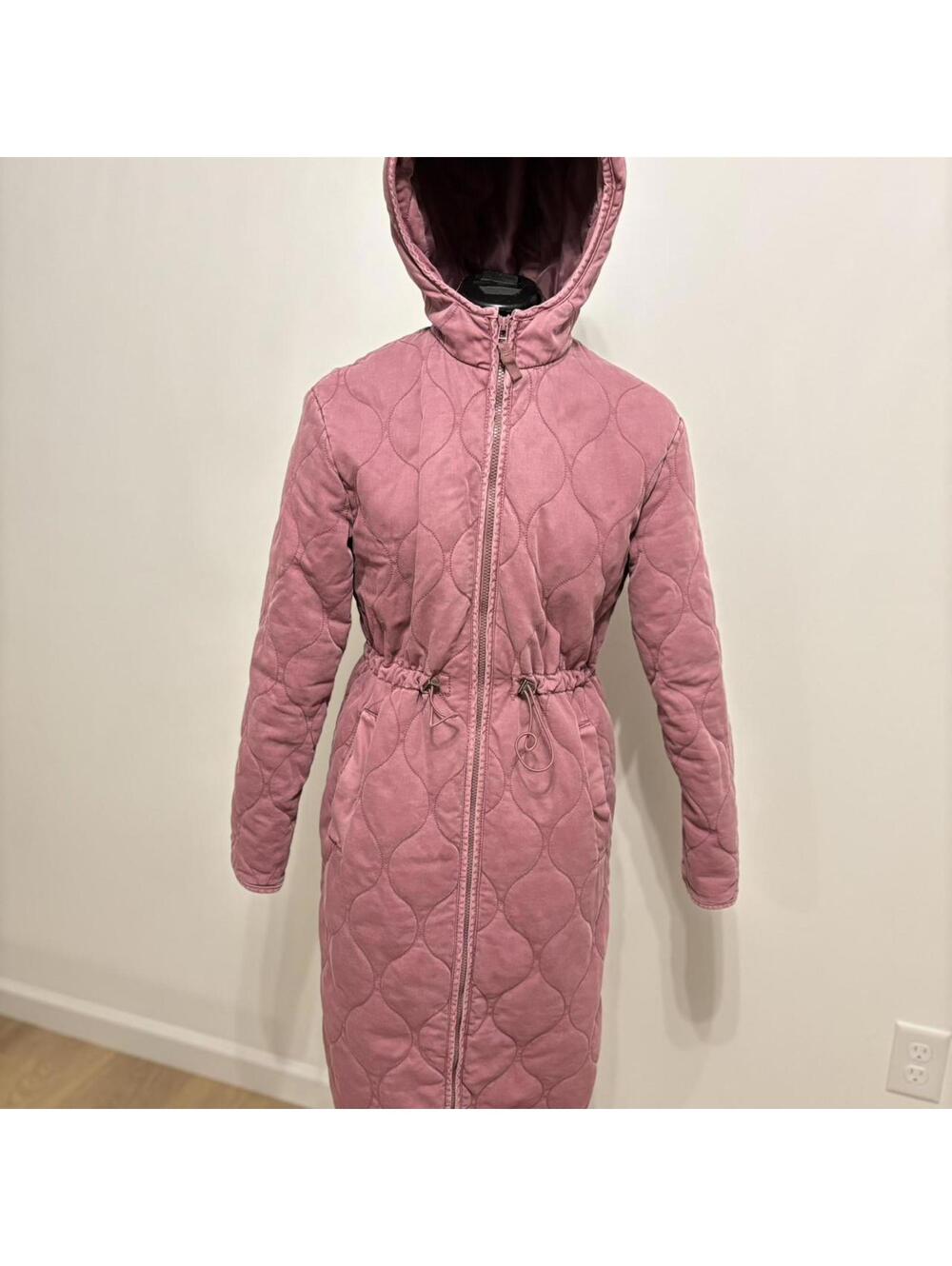 Universal Thread Women's Quilted Cotton Lilac Coat XS